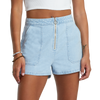 RVCA Women's Goldie Denim Short in Light Vintage Wash