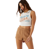 O'Neill Women's Carla Short in TBB-Tobacco Brown front