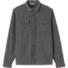 Vuori Men's Aspen Shirt Jacket in Heather Grey