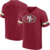 Fanatics Men's 49ers Fundamentals Hashmark Top front and back