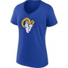 Fanatics Women's Rams Cotton Primary Logo Short Sleeve in Game Royal