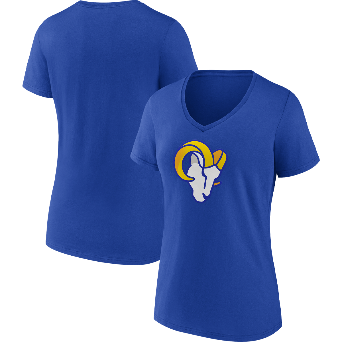 Women's Rams Cotton Primary Logo Short Sleeve alternate view