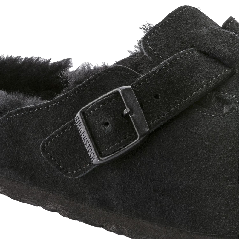 Women's Boston Clog Shearling, Birkenstock Women's Boston Clog buckle