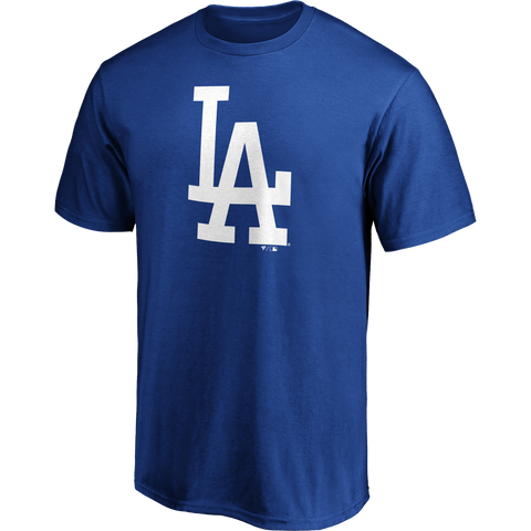 Men's Dodgers Cotton Official Logo Short Sleeve