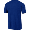 Fanatics Men's Dodgers Triblend Logo Short Sleeve back