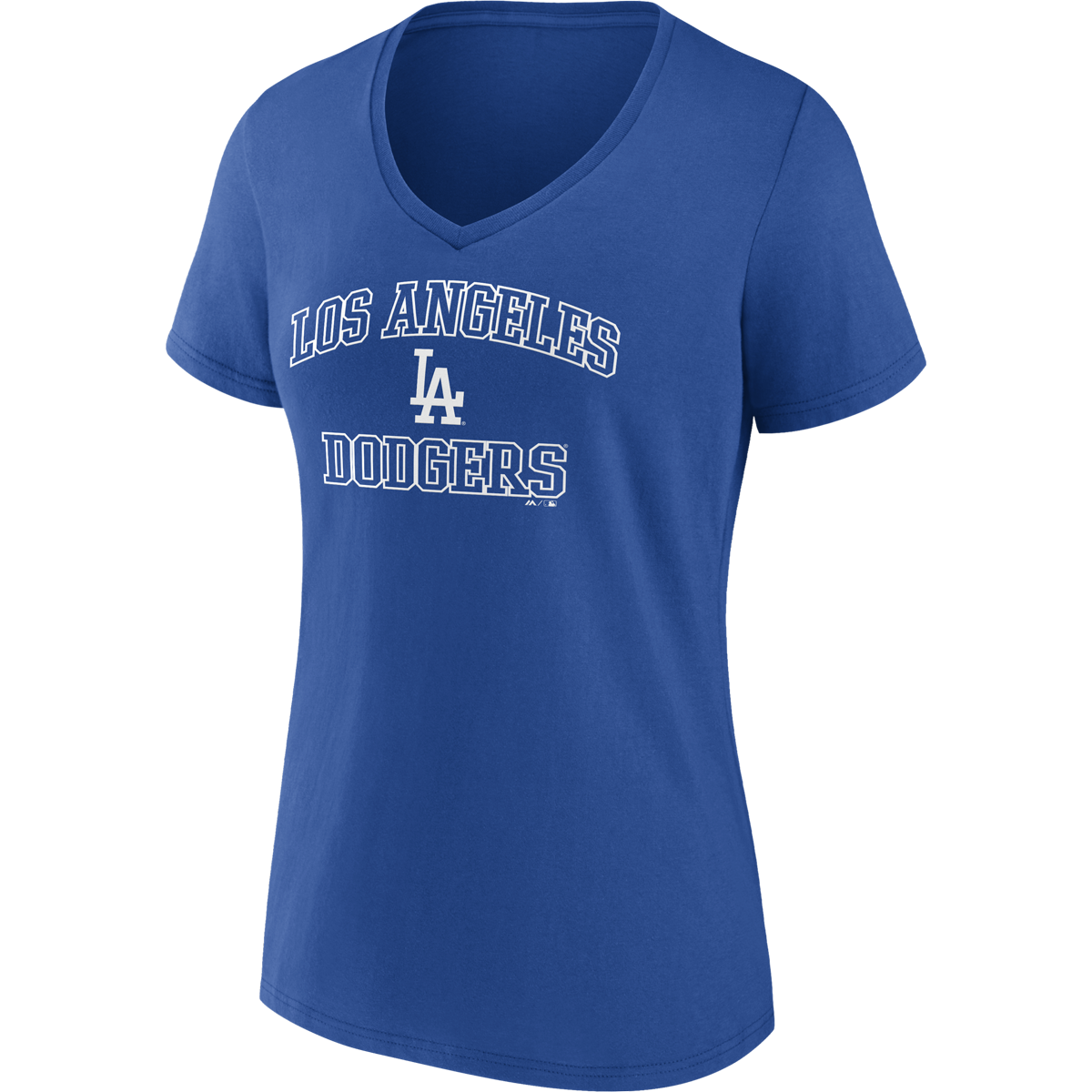 Women's Dodgers Cotton Heart and Soul Short Sleeve alternate view