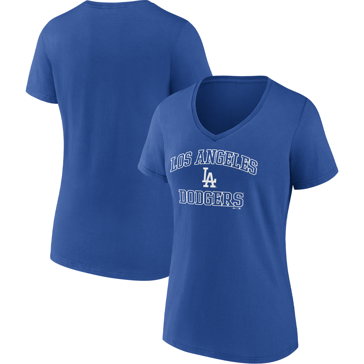 Women's Dodgers Cotton Heart and Soul Short Sleeve alternate view