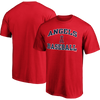 Fanatics Men's Angels Cotton Heart and Soul Short Sleeve front and back