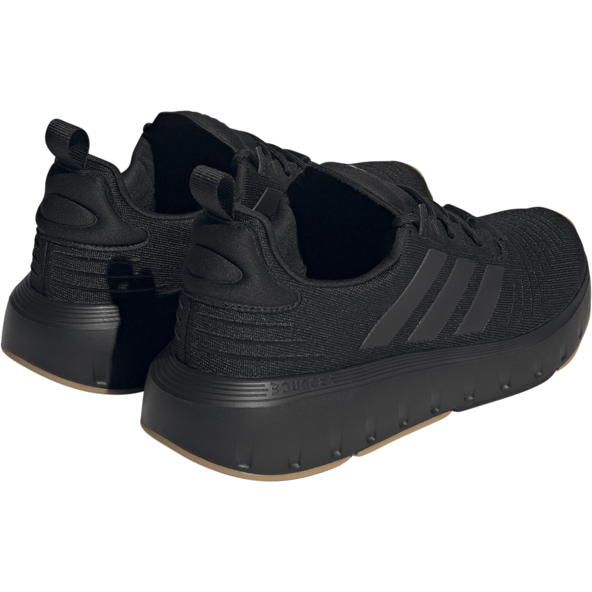 Adidas swift run gray 2025 & black mens shoes