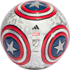 adidas Marvel MLS Captain America Mini Ball in Red/White/Blue