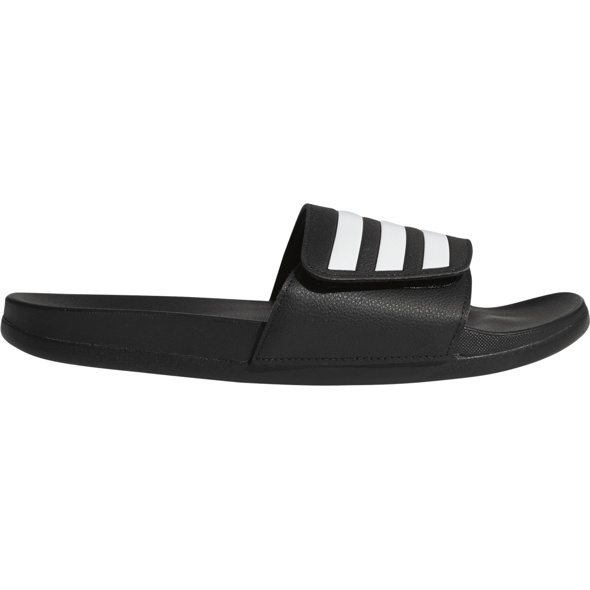 Adidas Mens Adilette Comfort Adjustable Slides Adilette Comfort Adjustable Slides Kids - Core Black/Cloud  main image 3