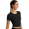 Beyond Yoga Women's Featherweight Perspective Cropped Tee side
