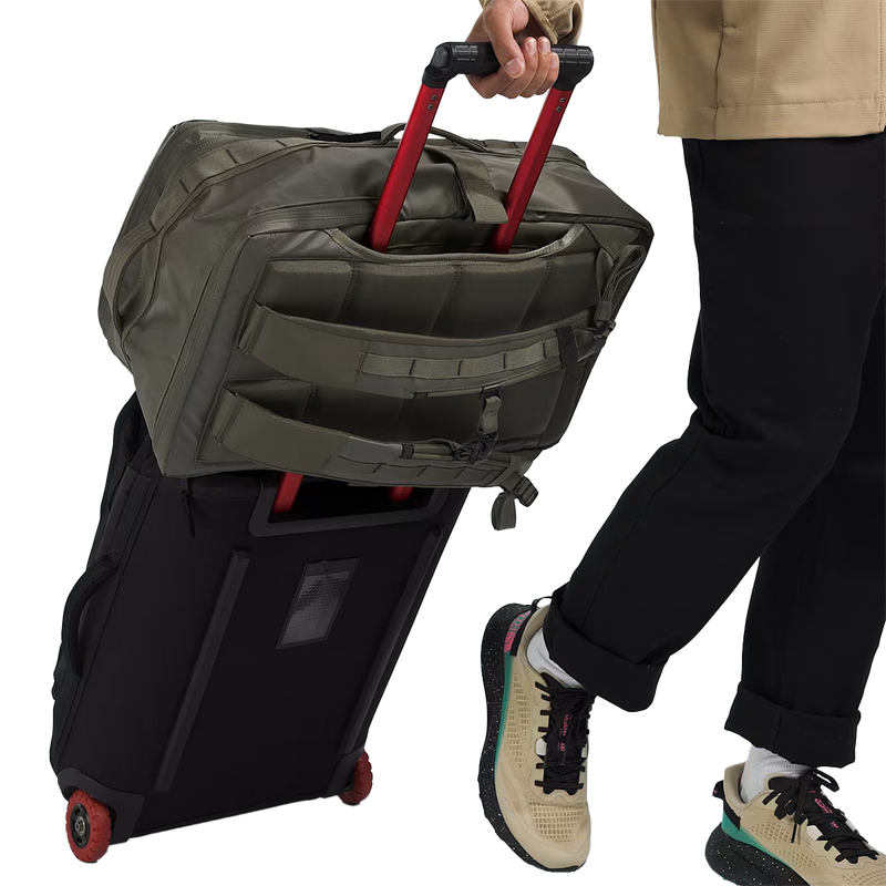 Base Camp Voyager Travel Pack, The North Face Base Camp Voyager Travel Pack in New Taupe Green/TNF Black on rolling bag