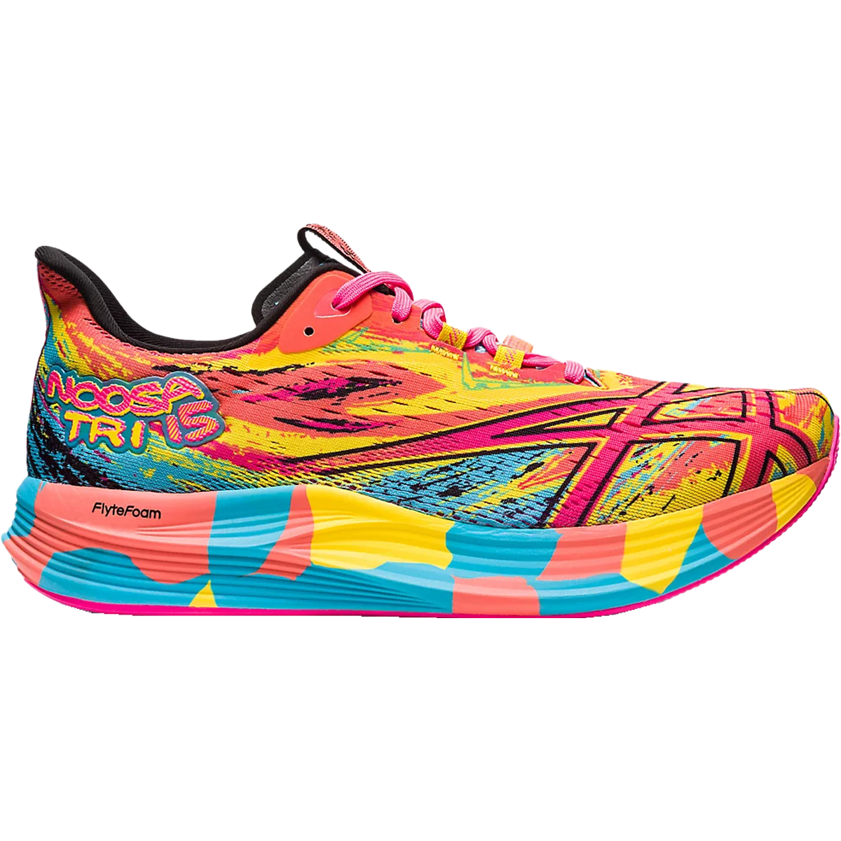 ASICS Men\'s Noosa TRI 15 Running Shoes, 8, Electric RED/Diva Pink Running shoes ASICS NOOSA TRI 15 - Top4Running.com main image 2