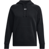 Under Armour Women's Rival Fleece Hoodie in 001-Black