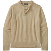 Patagonia Men's Recycled Wool-Blend Buttoned Sweater in Natural