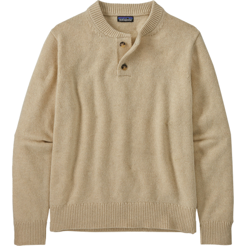 Men's Recycled Wool-Blend Buttoned Sweater