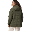 Patagonia Women's Lost Canyon Hoodie in Pine Green back