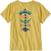 Patagonia Women's Fitz Roy Wild Responsibili-Tee in Milled Yellow