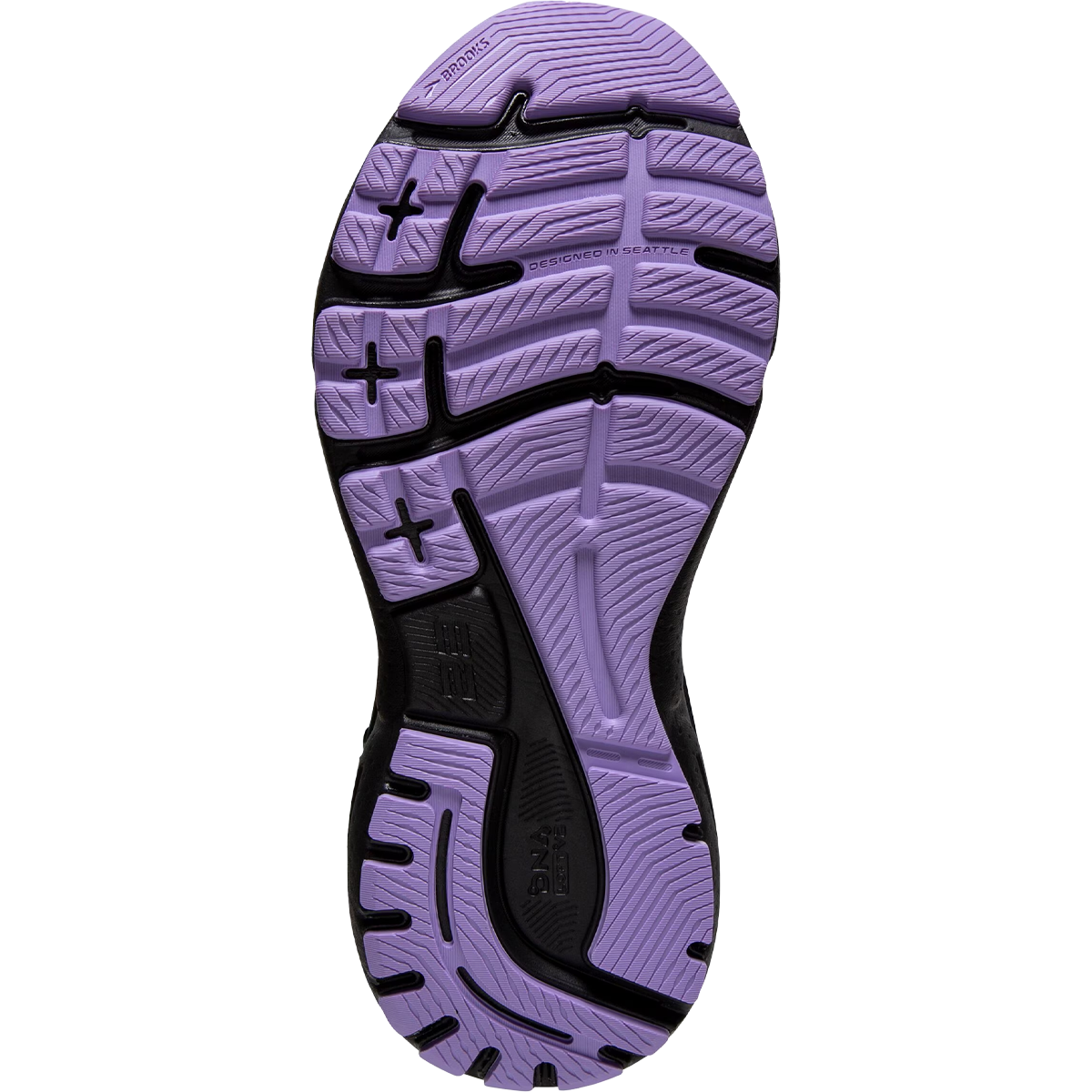 Brooks Adrenaline GTS 23 Women s Grey Black Purple 9.5