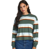 RVCA Women's Kinney Long Sleeve T-Shirt in Spinach