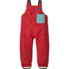 Patagonia Youth Snow Pile Bibs in Touring Red