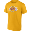 Fanatics Men's Lakers Cotton Primary Logo Short Sleeve in Yellow Gold