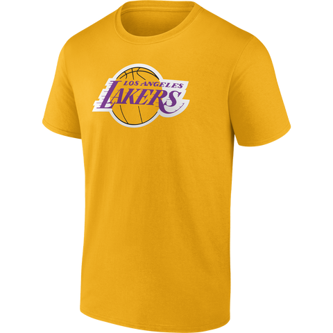 Men's Lakers Cotton Primary Logo Short Sleeve
