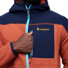 Cotopaxi Men's Abrazo Hooded Full Zip Fleece Jacket chest pocket
