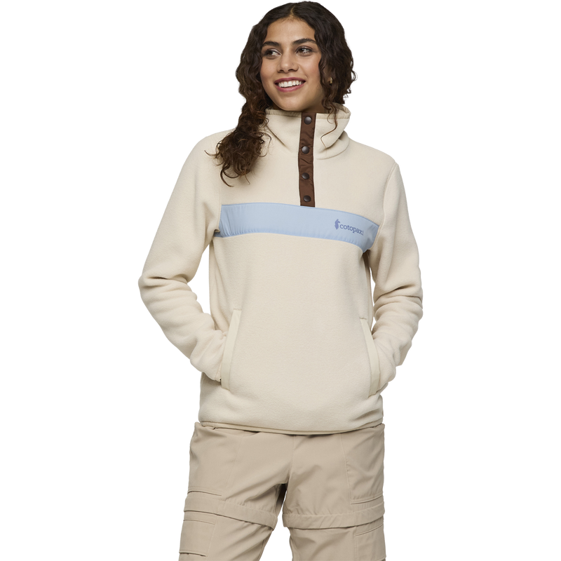 Women's Teca Fleece Pullover, Cotopaxi Women's Teca Fleece Pullover  front on model