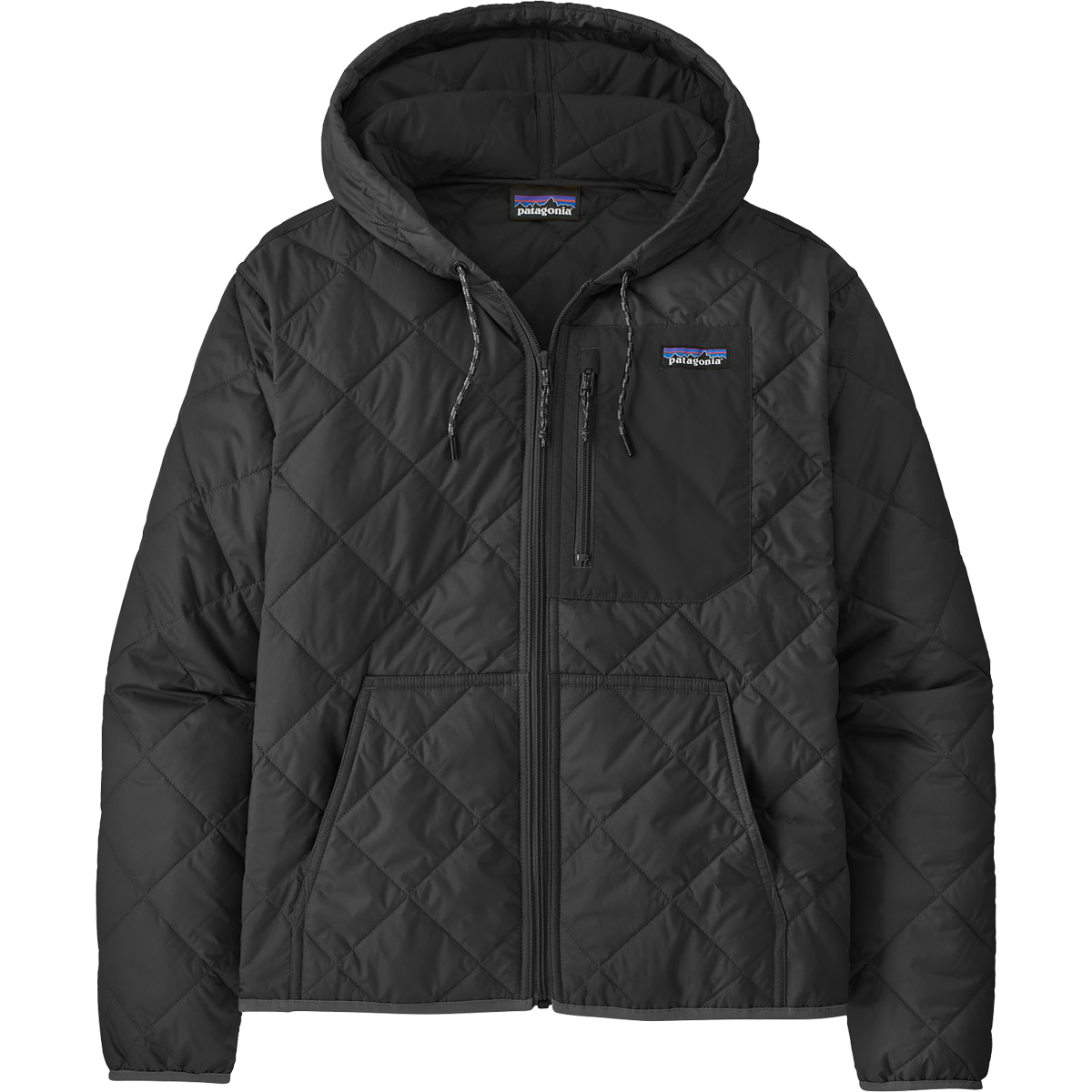 Women's Diamond Quilt Bomber Hoody alternate view