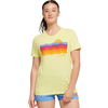 Cotopaxi Women's Disco Wave Organic T-Shirt in Lemonade