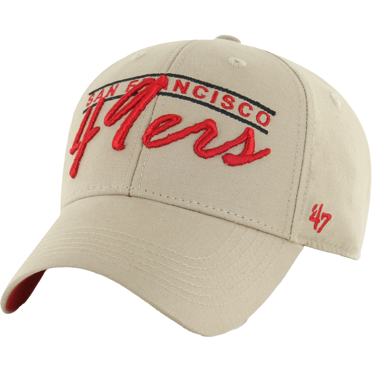 Men's '47 Khaki San Francisco 49ers Atwood MVP Adjustable Hat