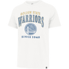 47 Brand Men's Warriors Span Out Franklin Tee in Sandstone