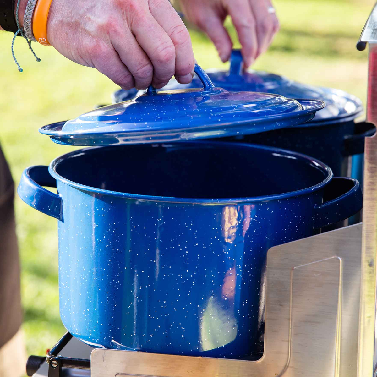 4 Qt. Stock Pot- Blue alternate view