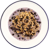 Mountain House Granola with Milk & Blueberries in bowl