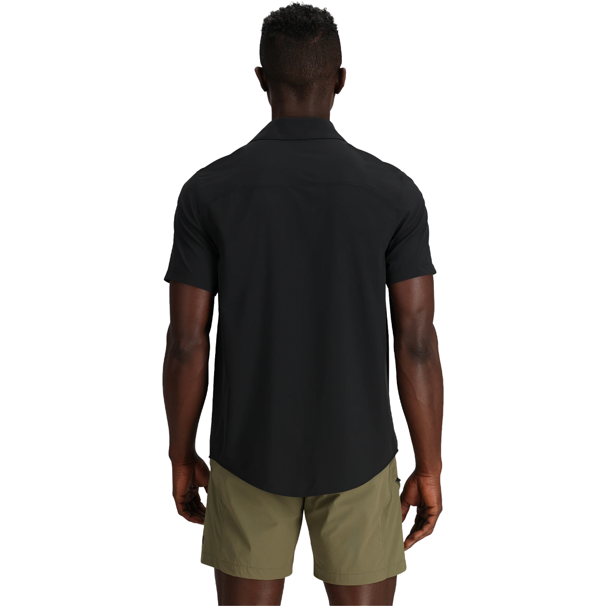 Outdoor Research Astroman Short-sleeve Sun Shirt in Black for Men