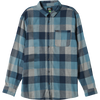 Quiksilver Motherfly Long Sleeve Shirt in Midnight Navy