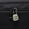 Pacsafe-Outpac Designs Prosafe 800 Combo Cable Padlock on luggage