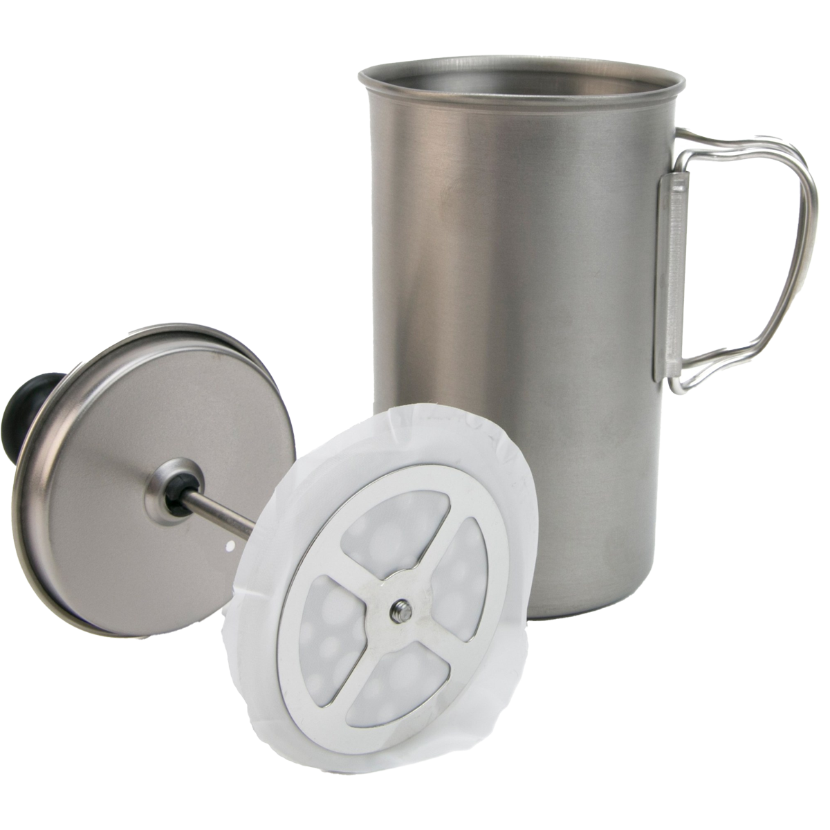 Titanium French Press alternate view