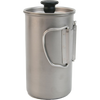 Snow Peak Titanium French Press handles closed