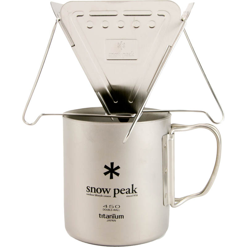 Collapsible Coffee Drip, Snow Peak Collapsible Coffee Drip on mug
