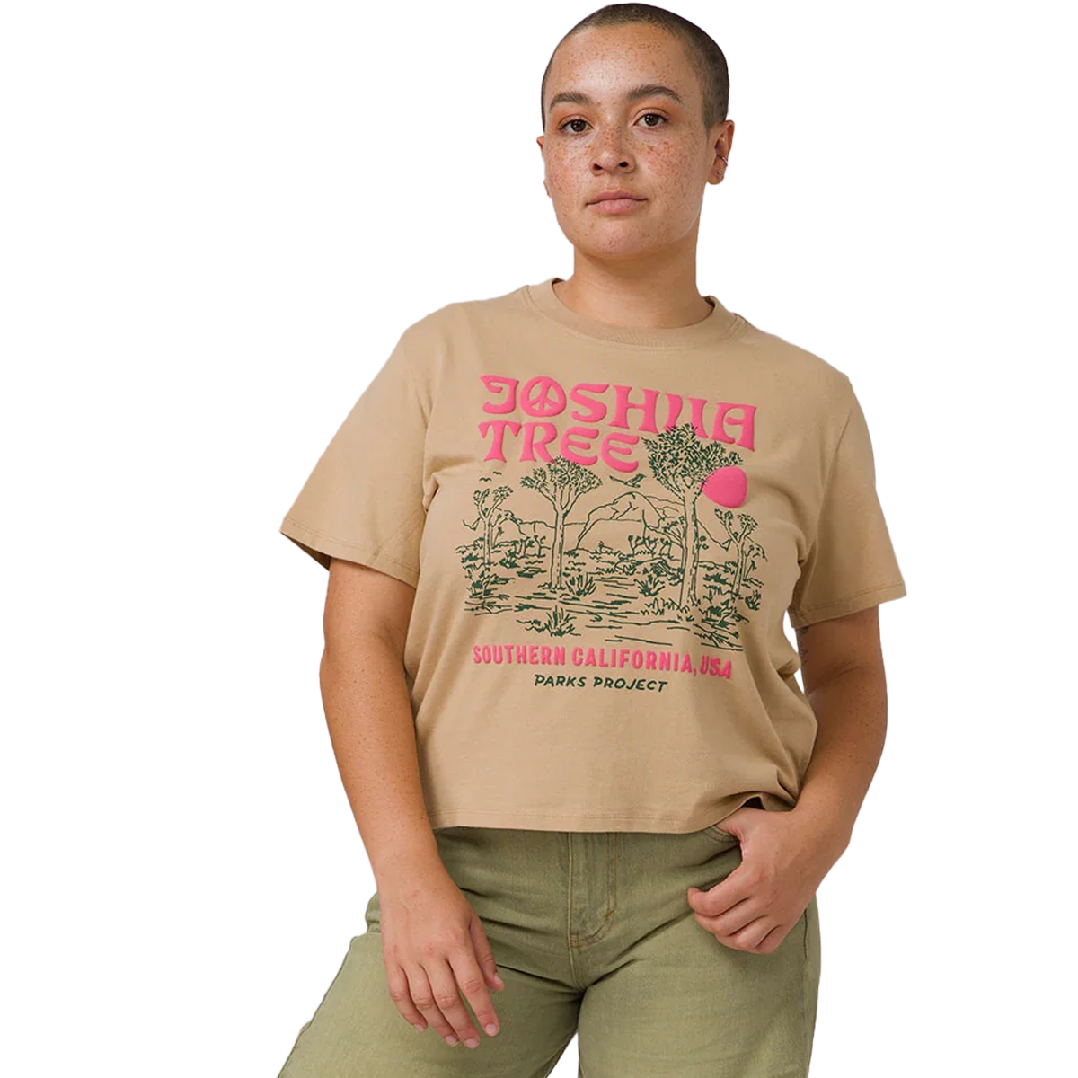 Women's Joshua Tree Puff Print Boxy Tee alternate view