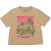 Parks Project Women's Joshua Tree Puff Print Boxy Tee in Khaki.