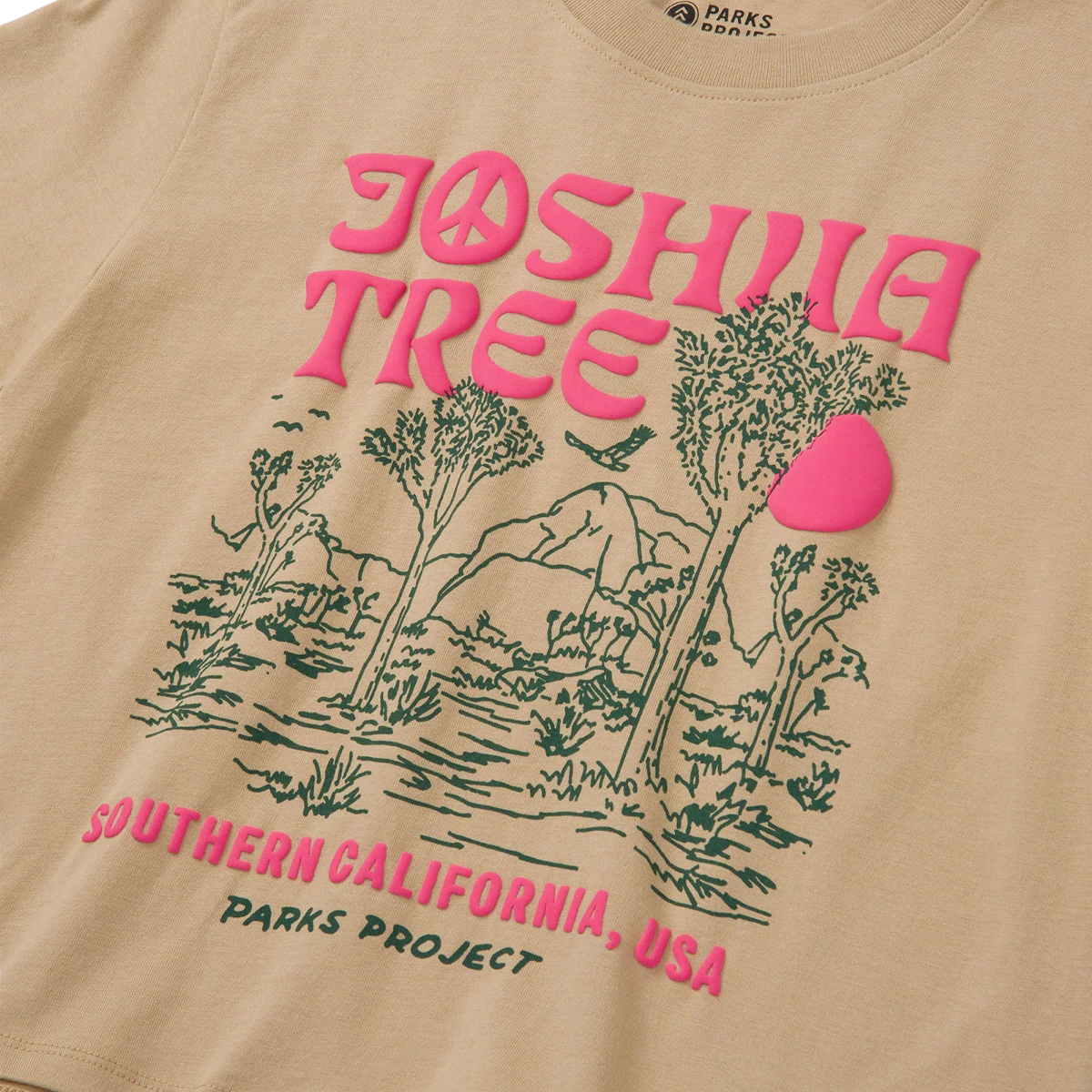 Women's Joshua Tree Puff Print Boxy Tee alternate view