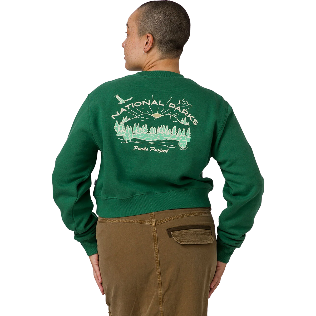 Women's National Parks Sunrise Cropped Crew alternate view