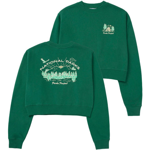 Women's National Parks Sunrise Cropped Crew