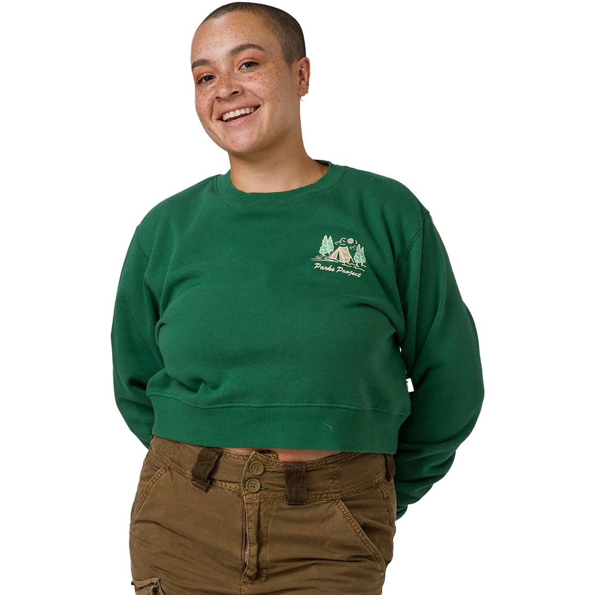 Women's National Parks Sunrise Cropped Crew alternate view