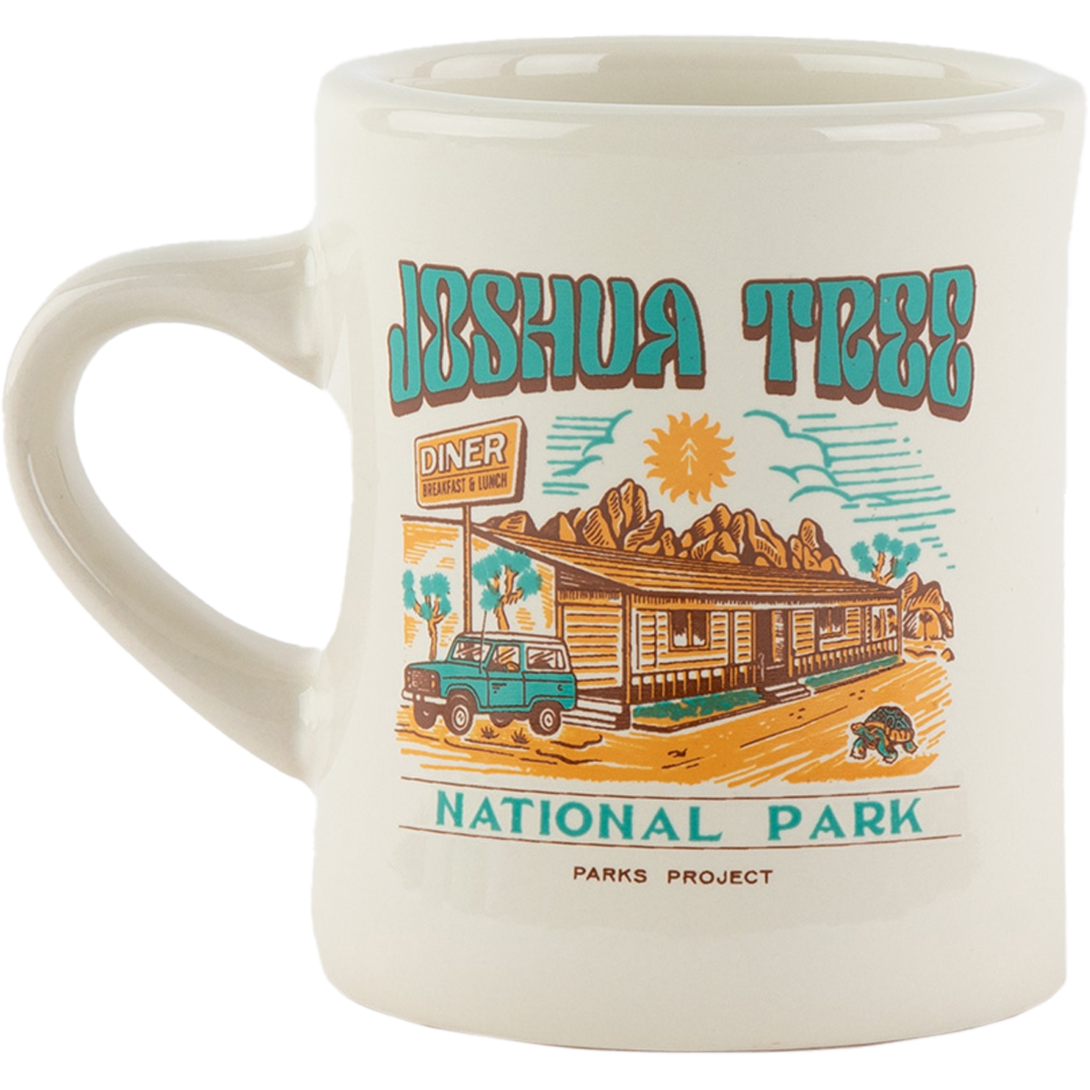 Joshua Tree Road Trip Diner Mug alternate view