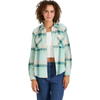 Roark Women's Alpine Flannel in AQV-Aquavit
